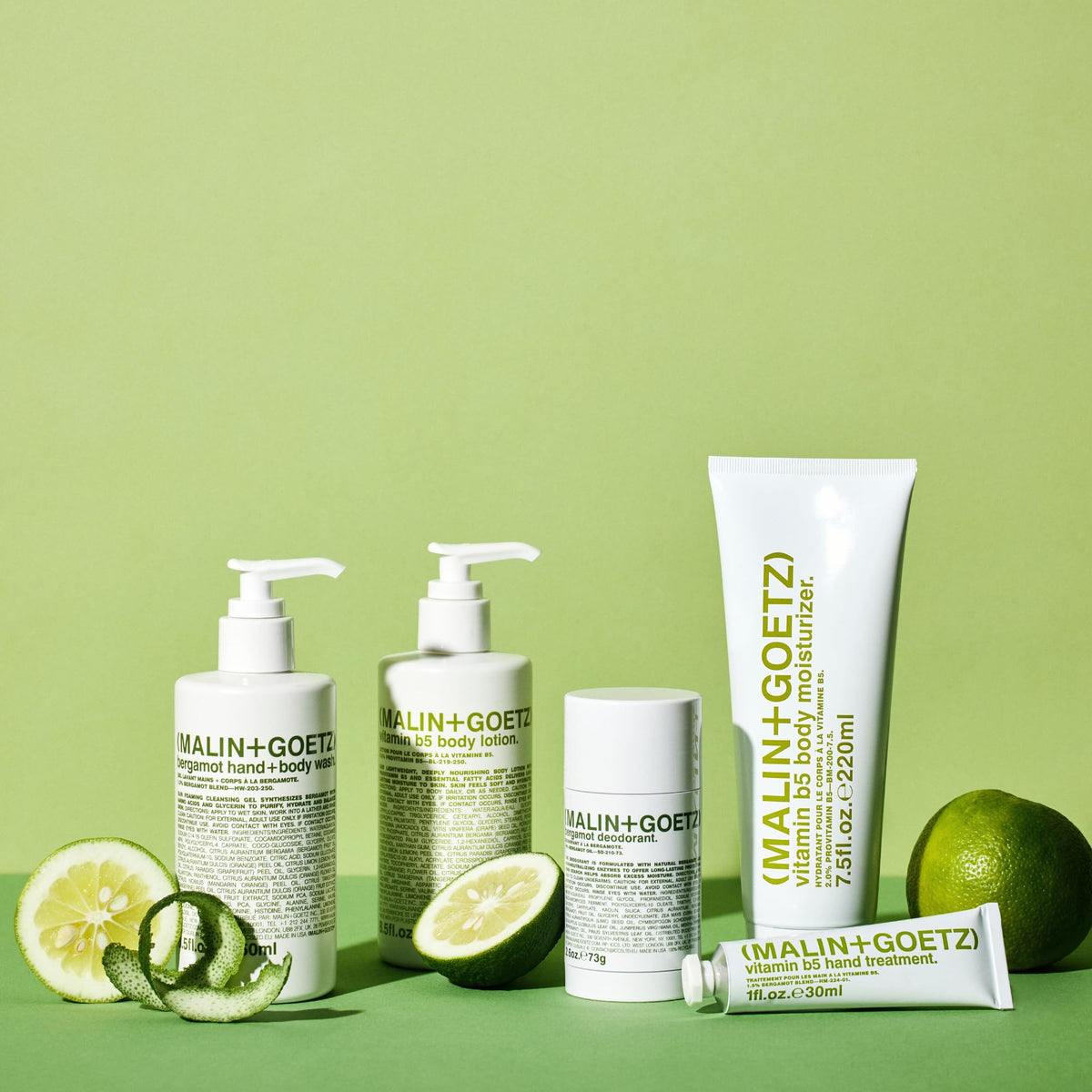 MALIN+GOETZ applied to hands in lifestyle shot showing softened skin and non-greasy result