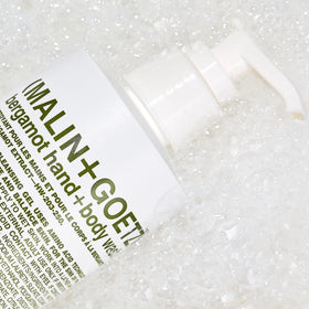 MALIN+GOETZ lather on hands demonstrating effective cleansing without dryness