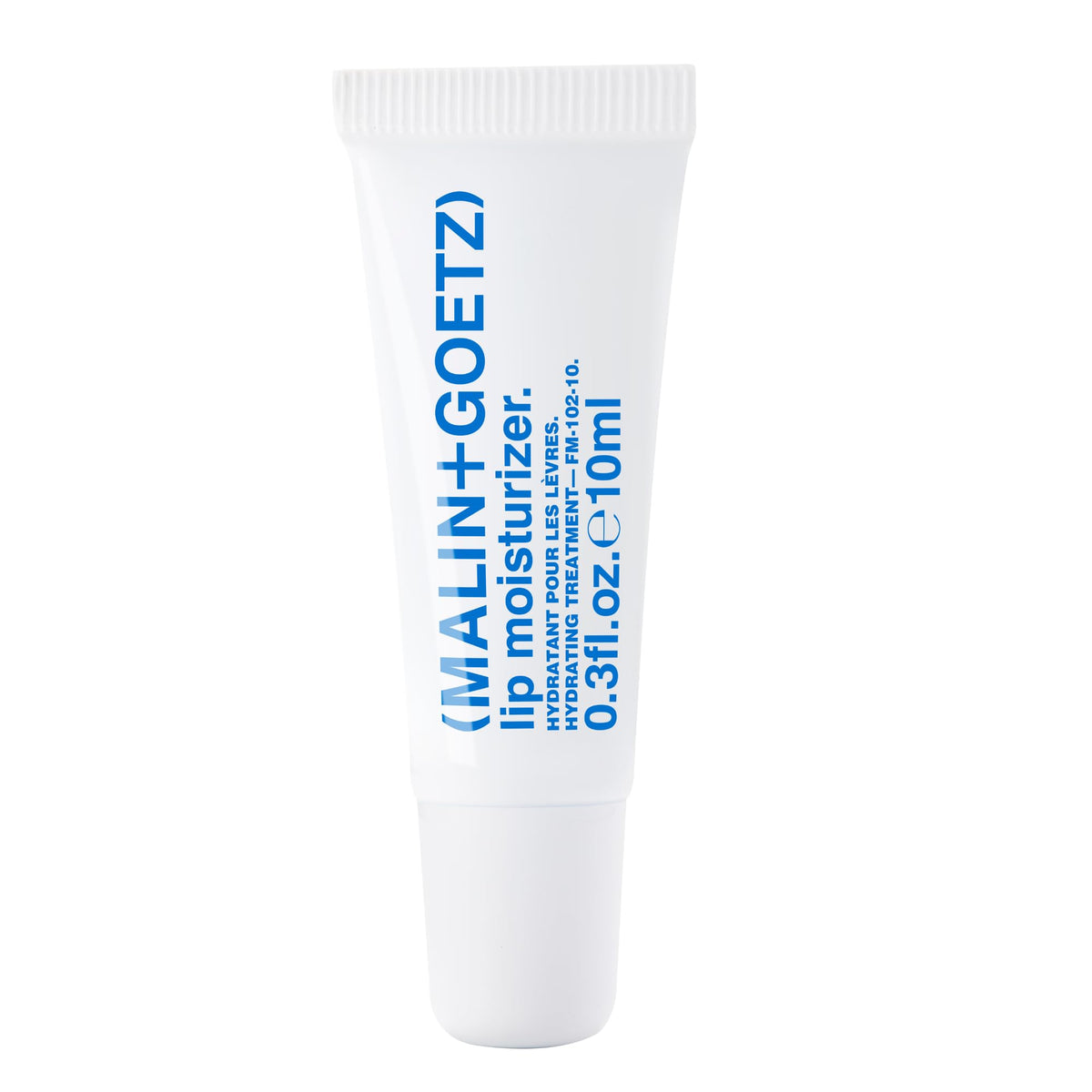 MALIN+GOETZ front packaging showing tube and label, clear product identity and benefit