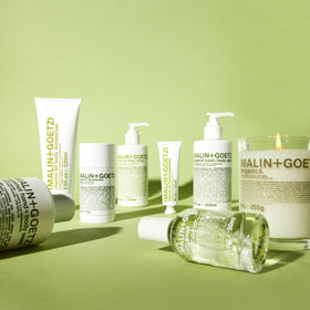 MALIN+GOETZ made in nyc badge on packaging indicating local production benefit