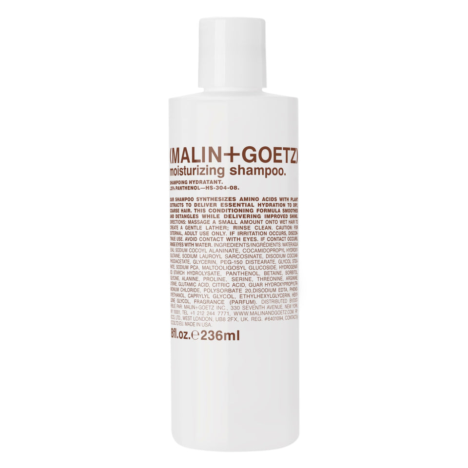 MALIN+GOETZ front bottle view showing minimalist packaging and brand clarity