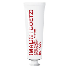 MALIN+GOETZ front packaging of sage styling cream showing label and tube benefits