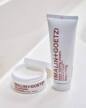 MALIN+GOETZ travel pouch shot illustrating portability and convenience for trips