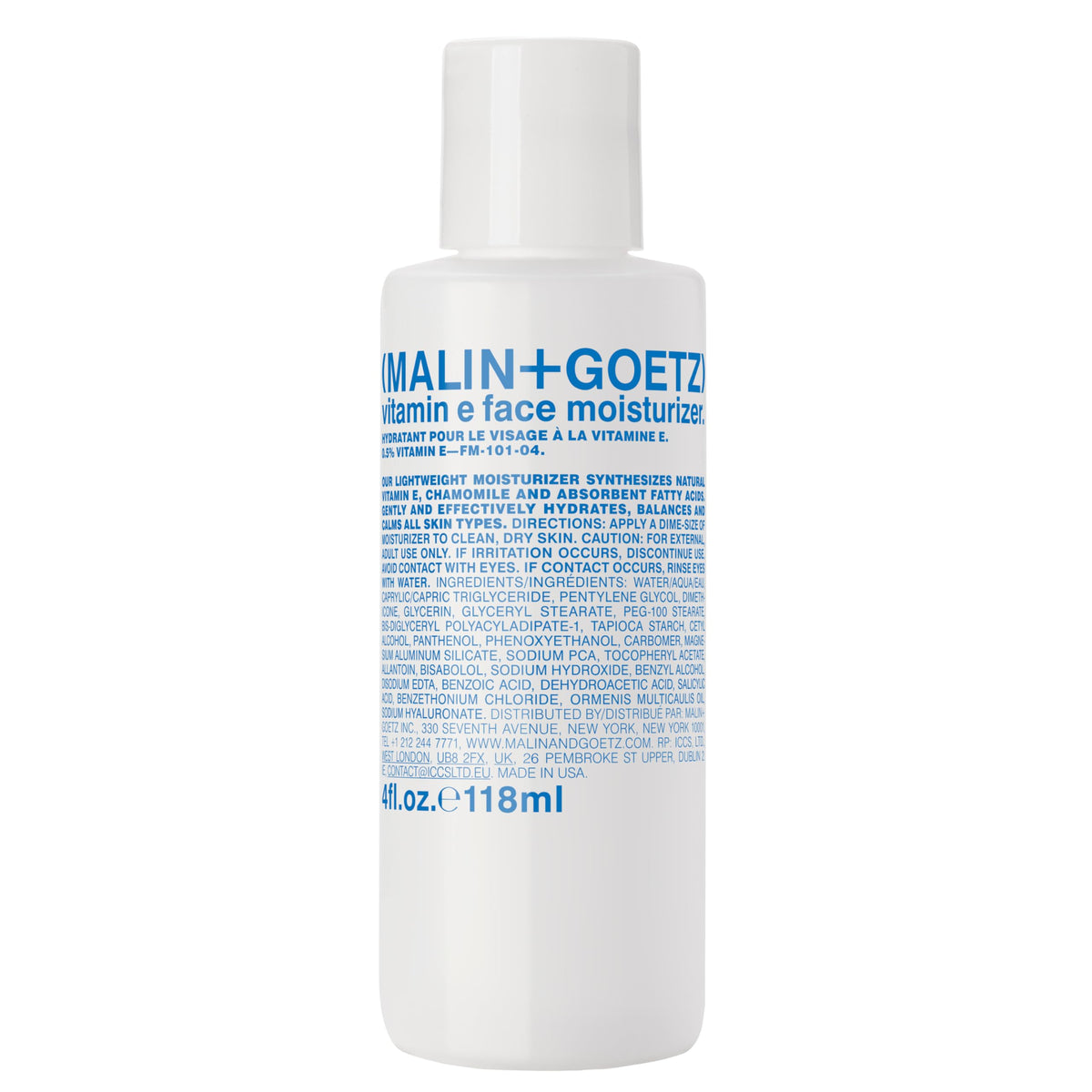 MALIN+GOETZ front packaging showing product and label with clear branding