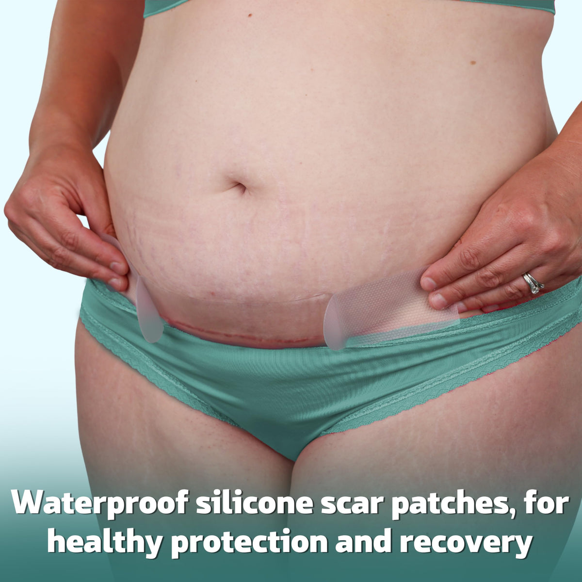 Mama & Wish disposable underwear stack highlighting high-waist incision protection