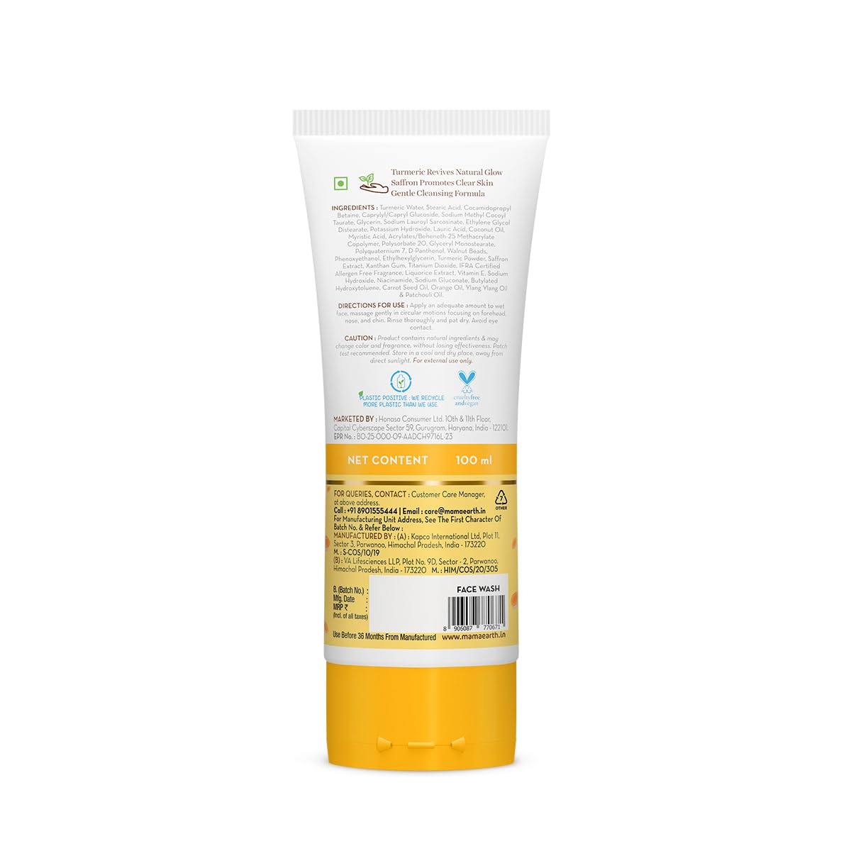 Mamaearth used in a morning routine conveying refreshed, radiant skin