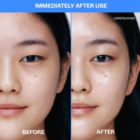 MAMONDE serum on hand demonstrating quick, cooling spreadability