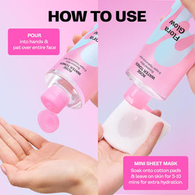 MAMONDE bottle in hand showing product size and easy use