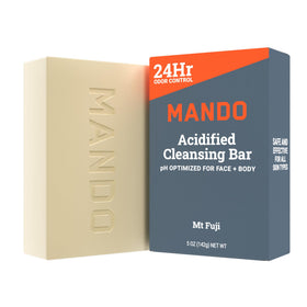 Mando front packaging Mt Fuji shows scent and 24-hour odor control benefit