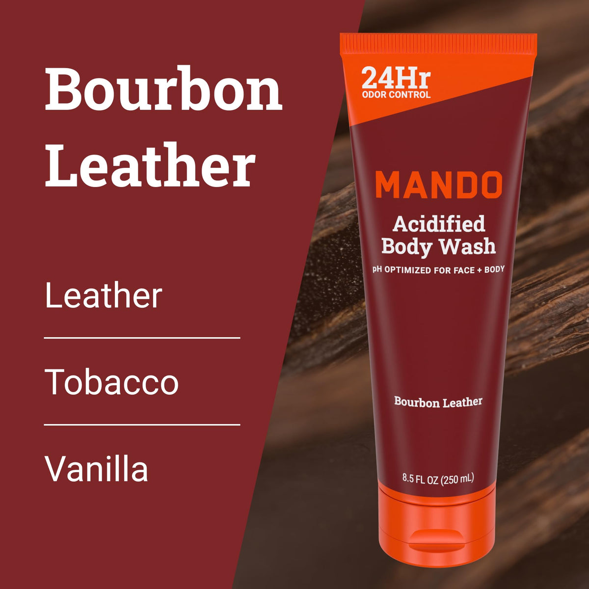 Mando mandelic acid ingredient visual, brand promoting pH-balanced control