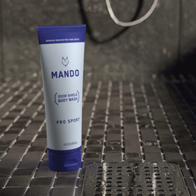 Mando label and ingredients view showing mandelic acid and clean formulation
