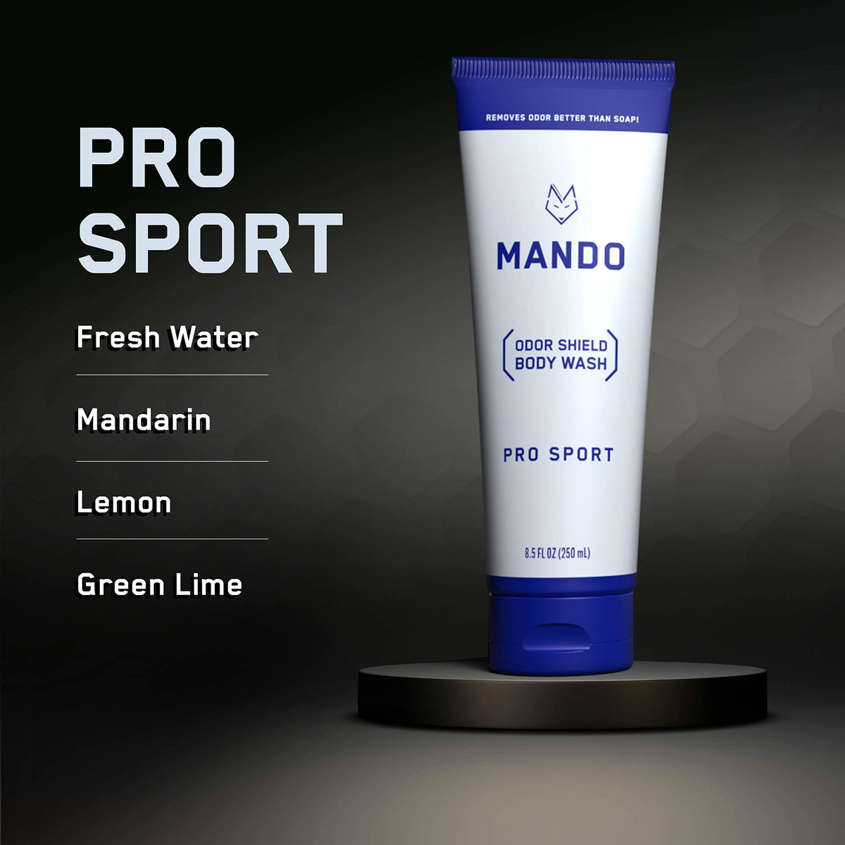 Mando texture lather demonstrating gentle cleanse and effective odor control