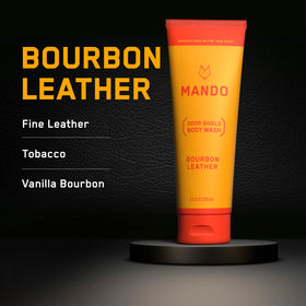 Close-up lather texture of Mando wash highlighting mandelic acid cleansing for odor control