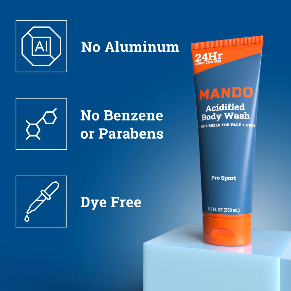 Mando foamy texture close-up demonstrating effective lather and cleanliness
