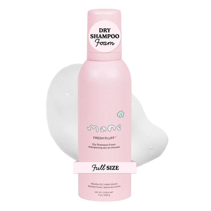 Mane Fresh Fluff front packaging shows product and benefits clearly