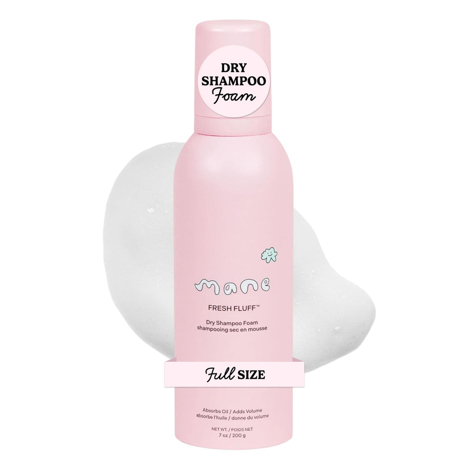 Mane Fresh Fluff front packaging shows product and benefits clearly