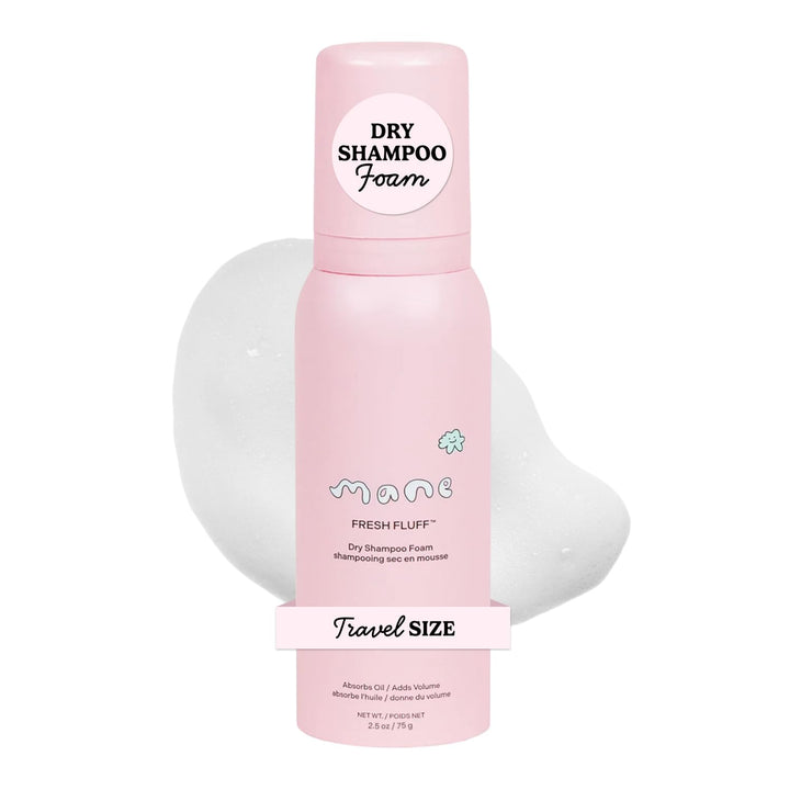 Mane front packaging showing compact travel-friendly tube