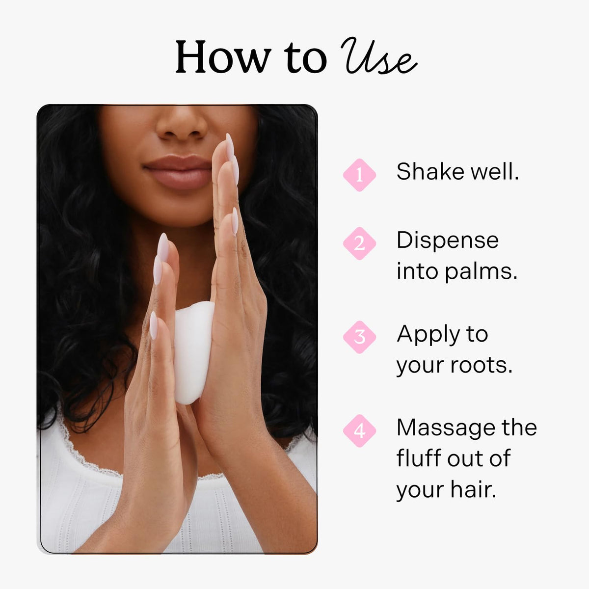 Mane product label close-up highlighting formula details