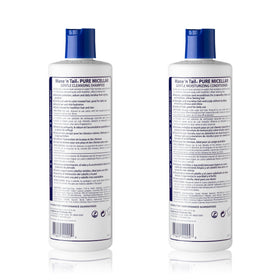 Mane 'n Tail label close-up highlighting biotin and micellar ingredients