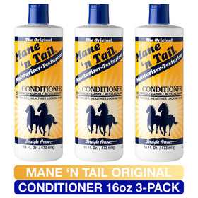Mane 'n Tail label detail highlighting ingredients and usage benefits