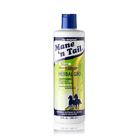 Mane 'n Tail conditioner cream on spoon showing moisturizing consistency