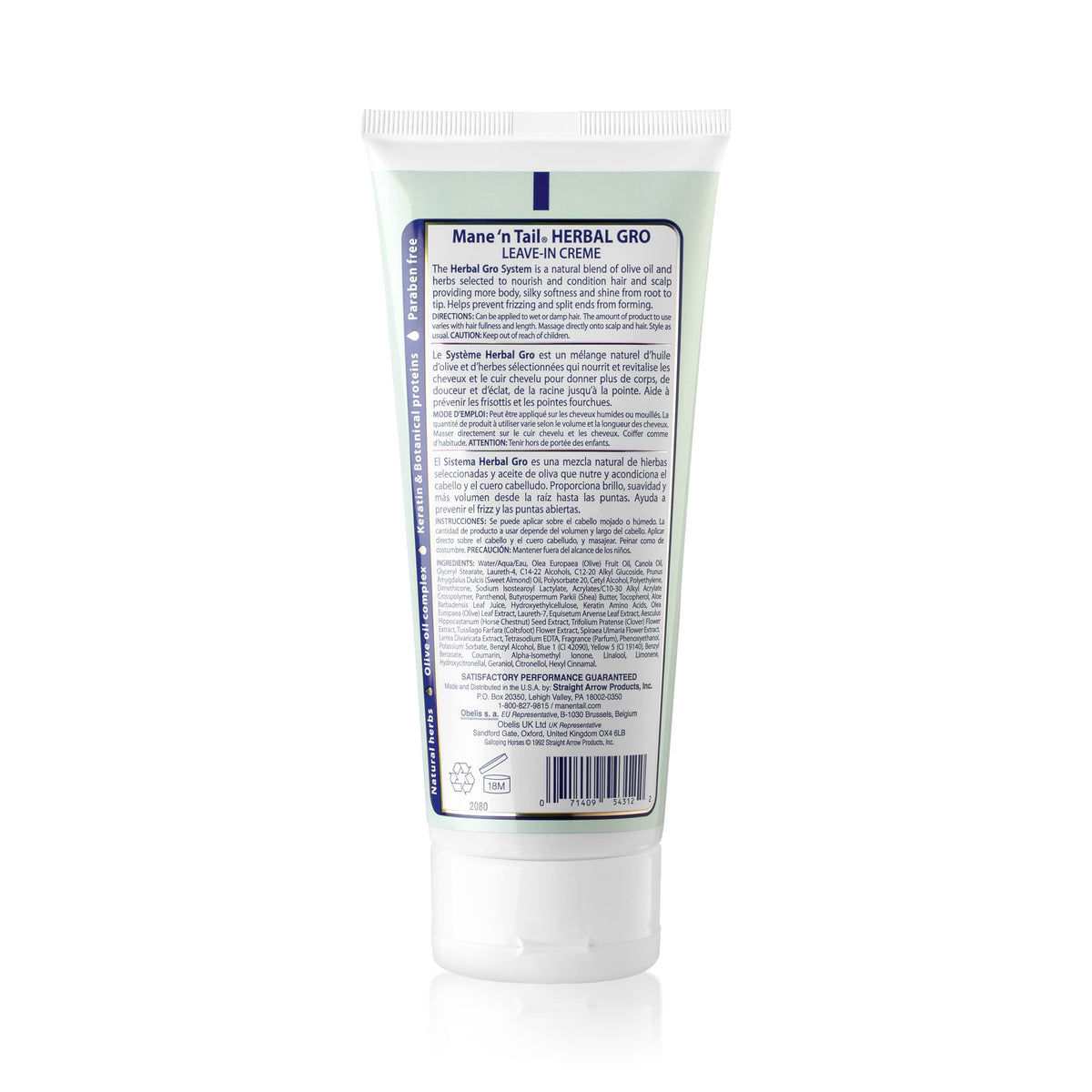 Mane 'n Tail Herbal Gro creamy texture close-up, shows lightweight conditioning