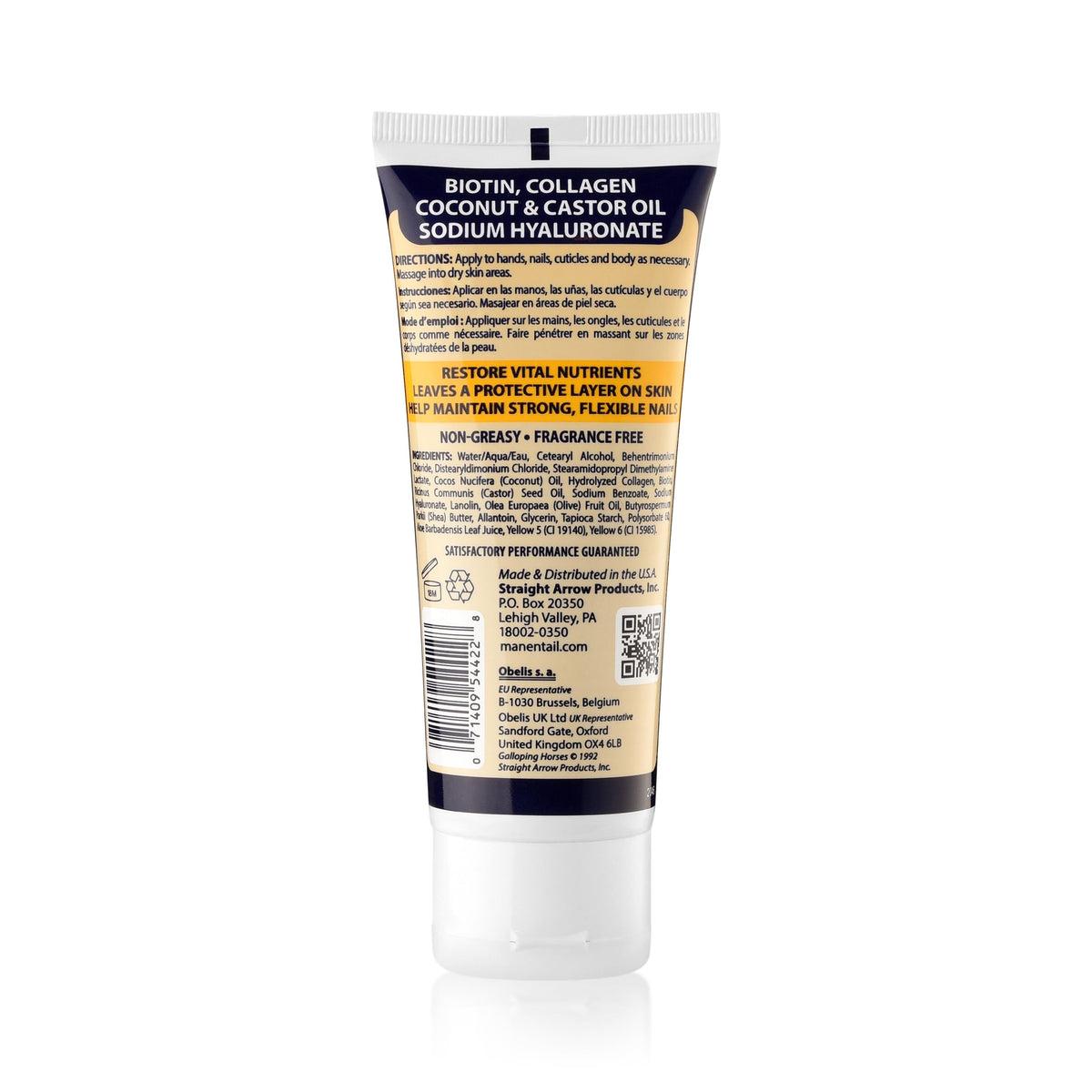 Mane 'n Tail close-up of cream texture demonstrating fast absorption and hydration