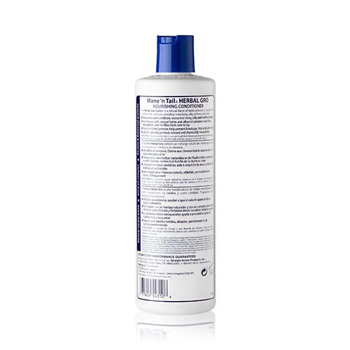 Mane 'n Tail bottles on bathroom shelf suggesting everyday styling readiness