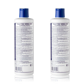 Mane 'n Tail shampoo close-up label highlighting olive oil complex benefits