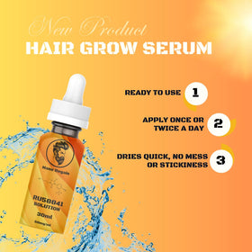 Mane Regain dropper applying solution to scalp demonstrating precise, targeted dosing benefit