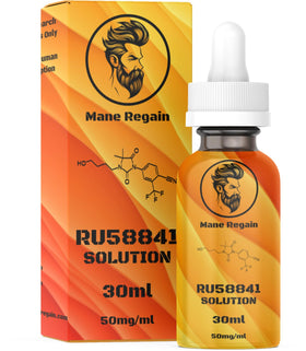 Mane Regain bottle front label showing product name and concentration for clear identification and trust