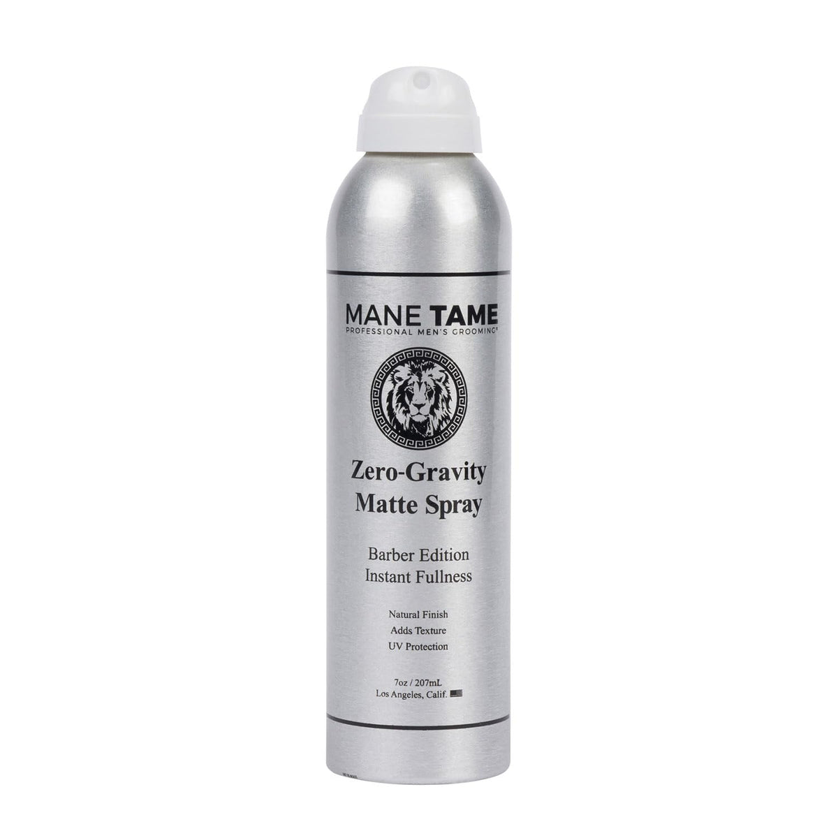 Mane Tame front packaging shows sleek 7oz bottle and benefits