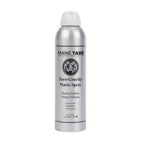 Mane Tame front packaging shows sleek 7oz bottle and benefits