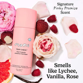 Mane bottle staged on bathroom counter illustrating everyday styling use