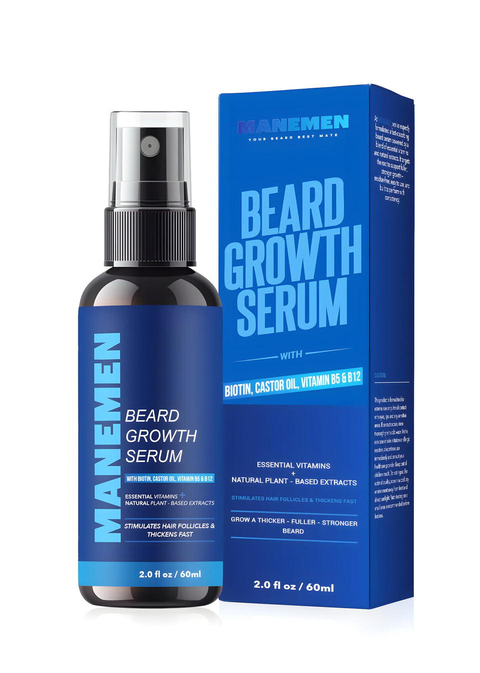 MANEMEN front bottle showing label and clean formulation benefit