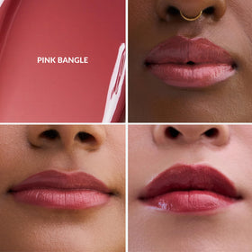 Mango People close up lip application showing even color and comfortable wear