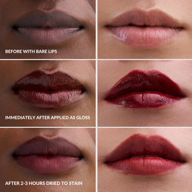 Mango People display of four fruit-inspired shades showing color options