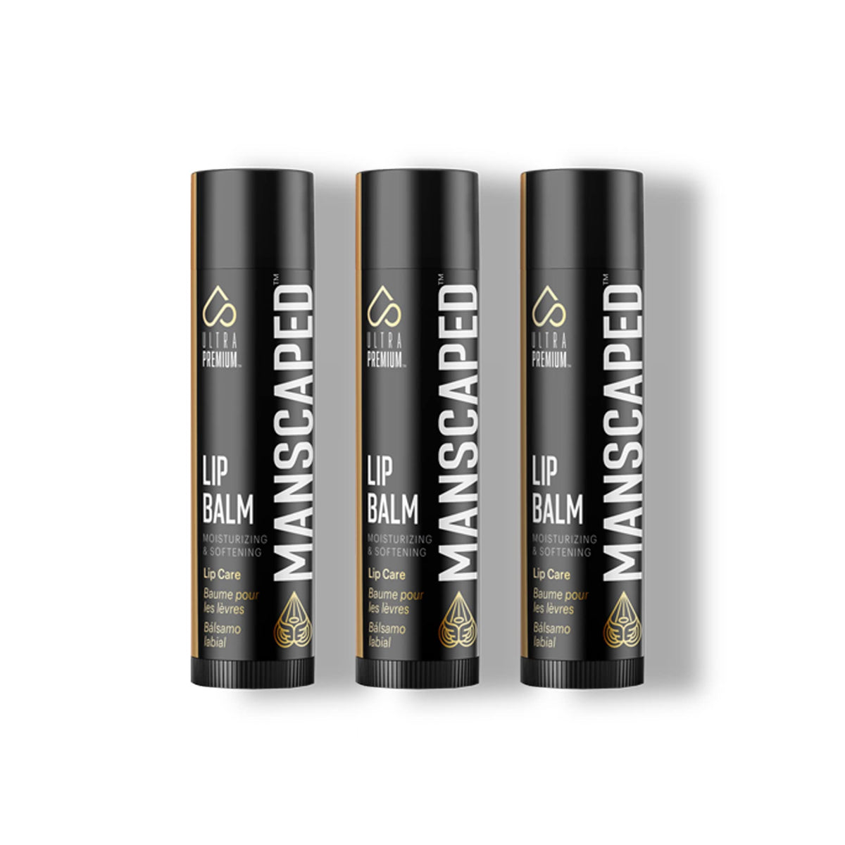 MANSCAPED lips close-up showing matte finish and natural-looking hydrated result