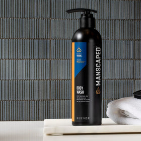 MANSCAPED Persevere gel texture close-up highlighting smooth lather for hydrated skin