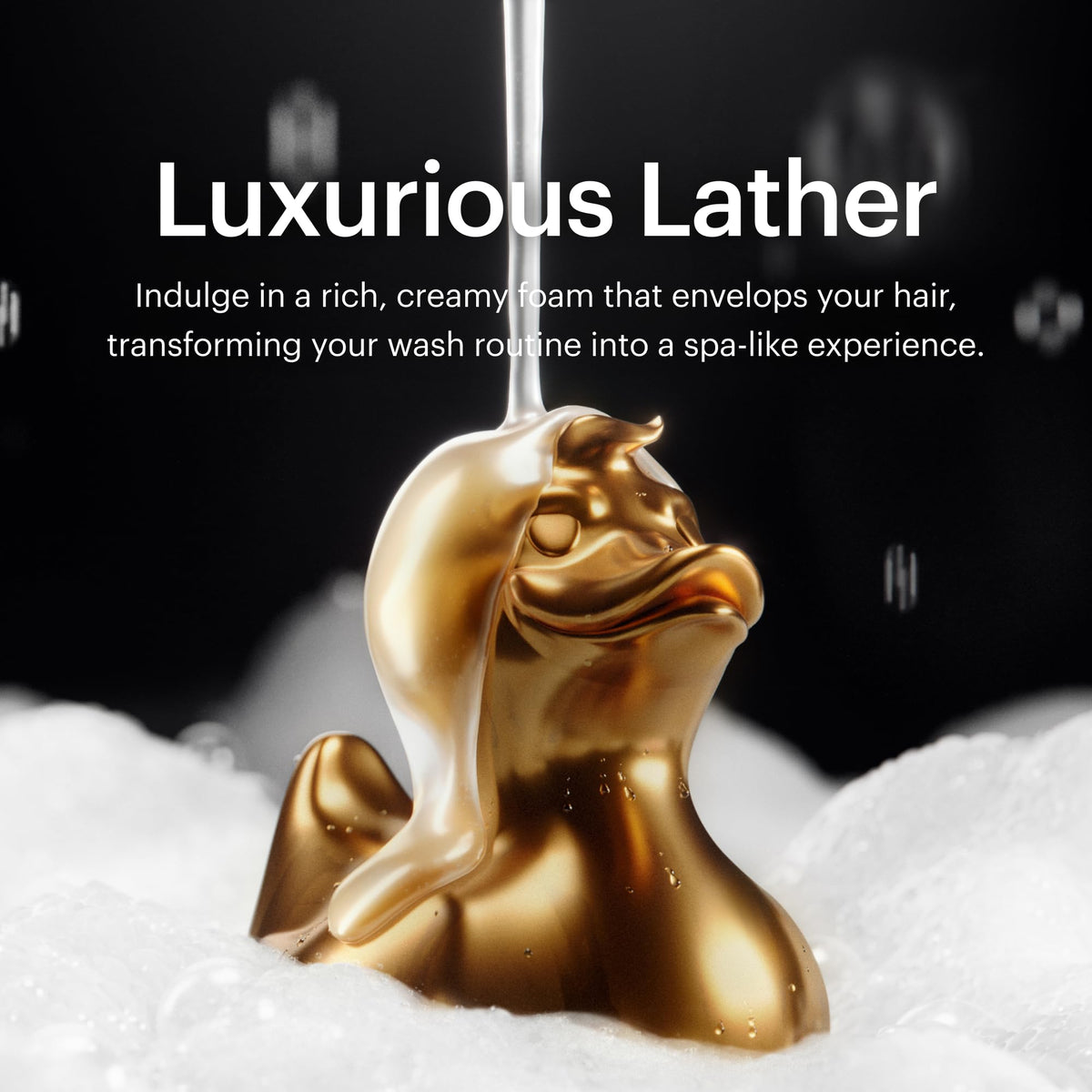 MANSCAPED pump dispensing lather illustrating easy application and effective cleansing