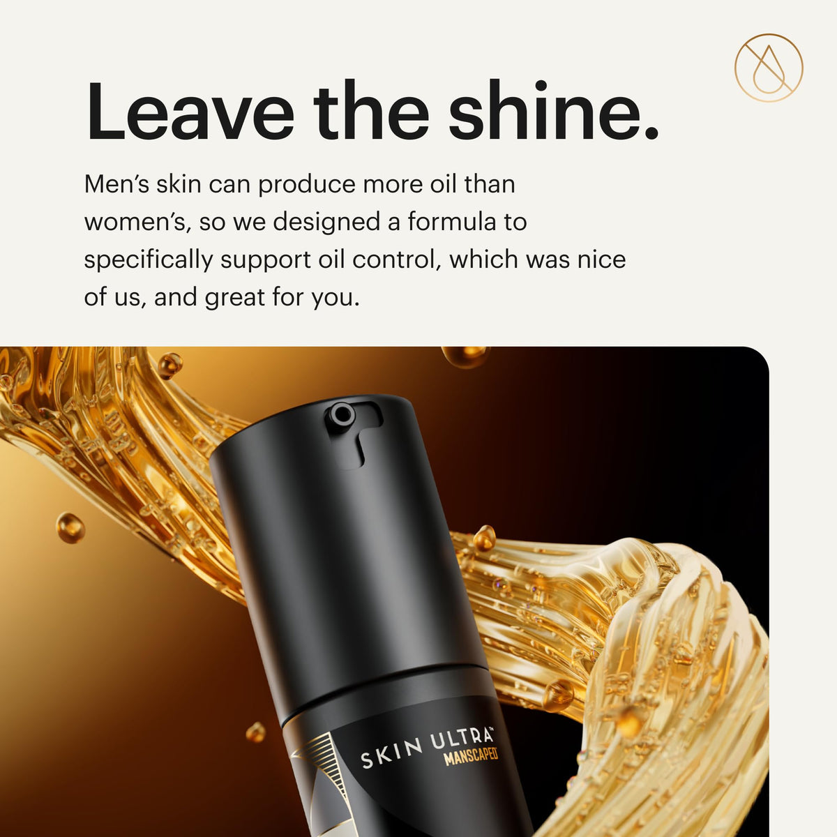MANSCAPED licorice root ingredient visual showing brightening botanical benefit