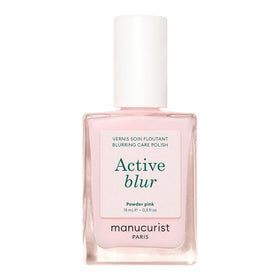Manucurist Active Blur front bottle view showing shade and clear branding for instant coverage