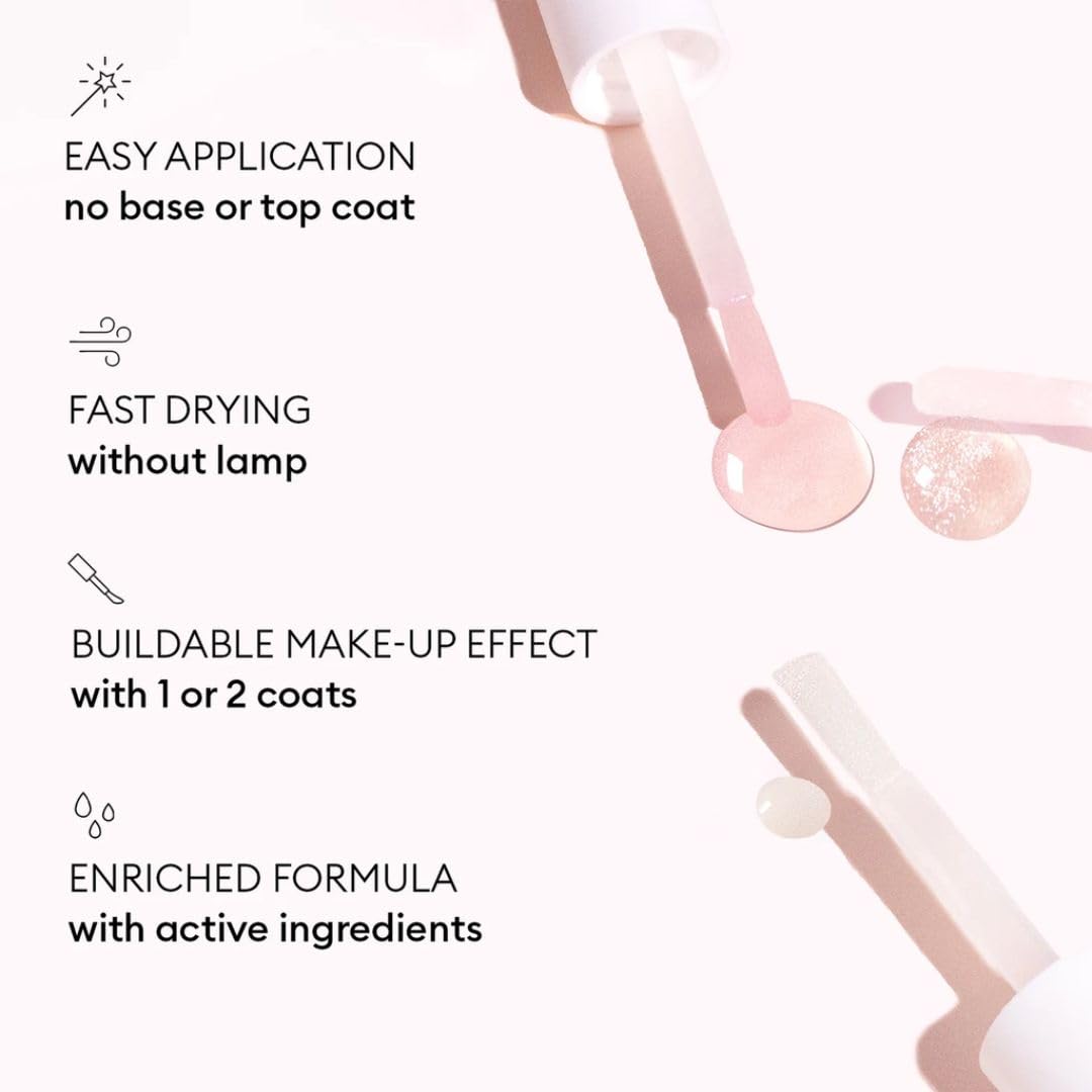 Manucurist Active Bright texture close-up highlighting pearly finish and nourishing formula