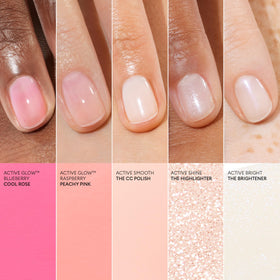 Manucurist label close-up revealing plant-based ingredients and hexanal extract
