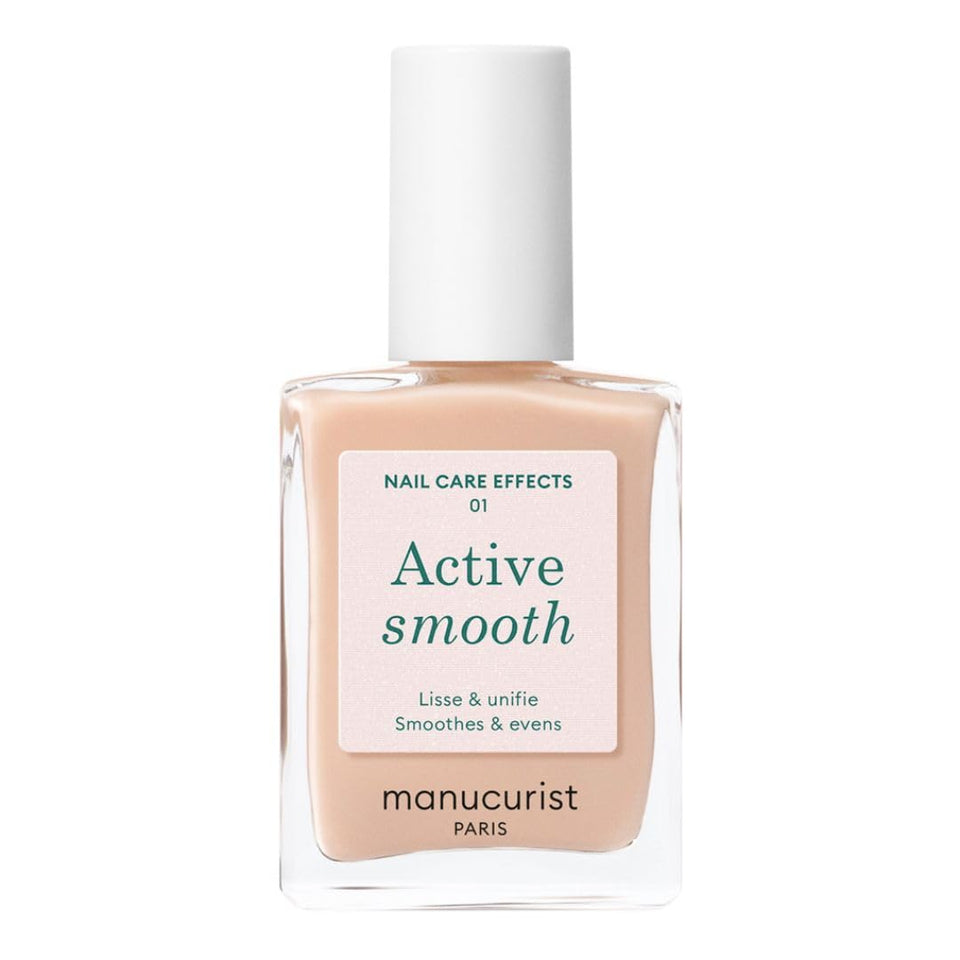 Manucurist bottle front view showing beige-tint and neat packaging benefit