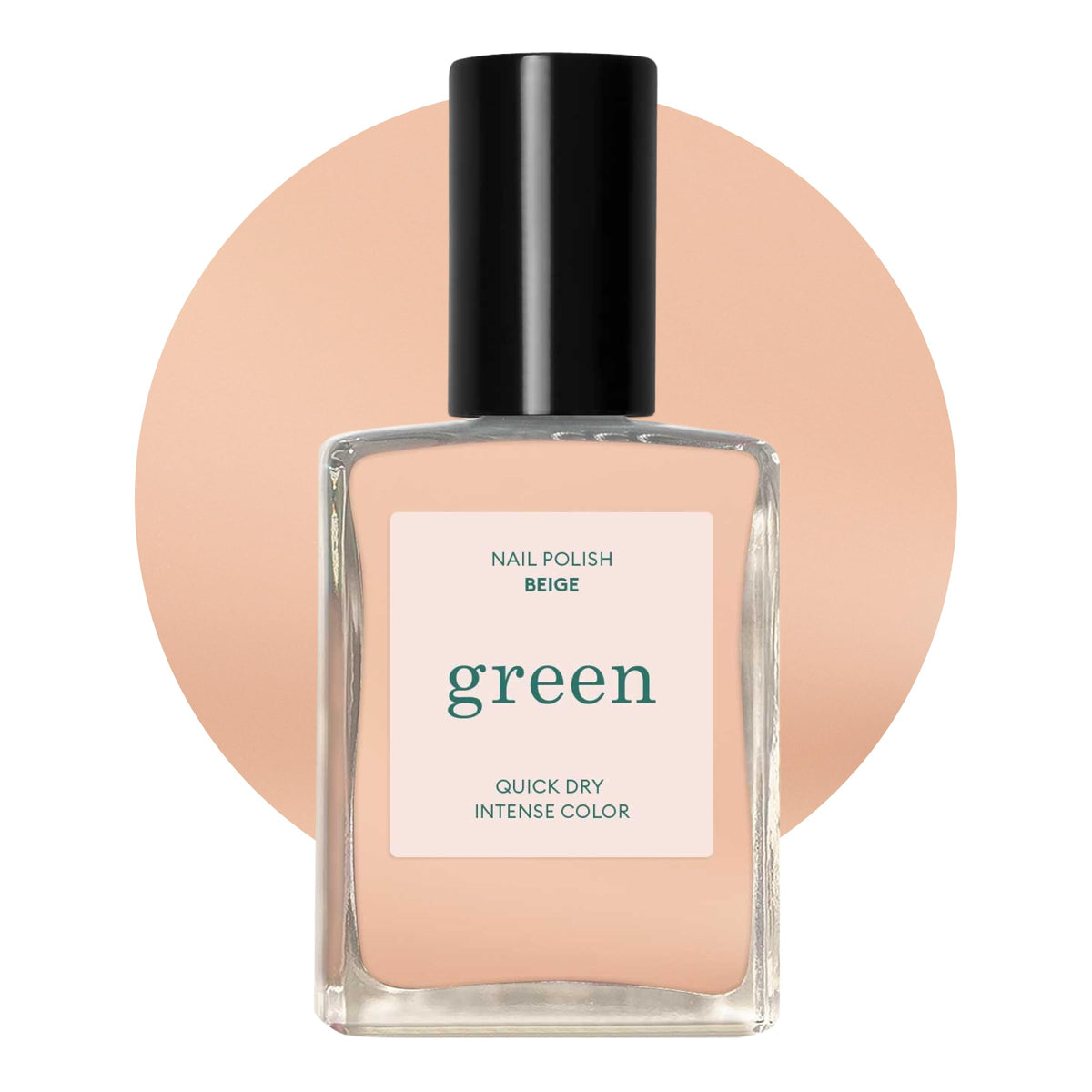 Manucurist beige front packaging showing bottle and shade benefits