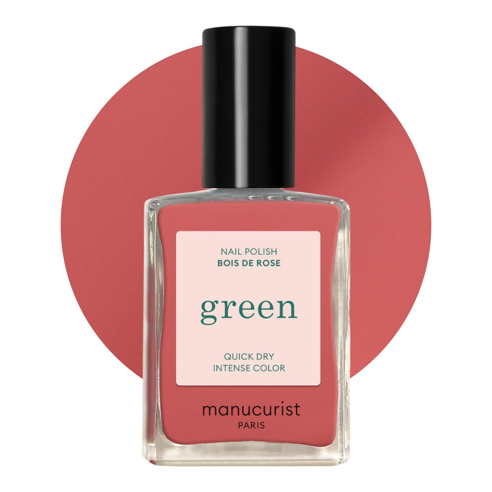 Manucurist Bois de Rose front bottle showing dusty pink shade and glossy finish
