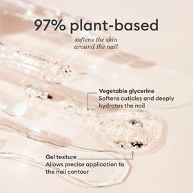 Manucurist beside a cuticle pusher illustrating professional use and tidy results benefit