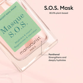 Manucurist day application on fingernails demonstrating quick absorption and non-greasy finish