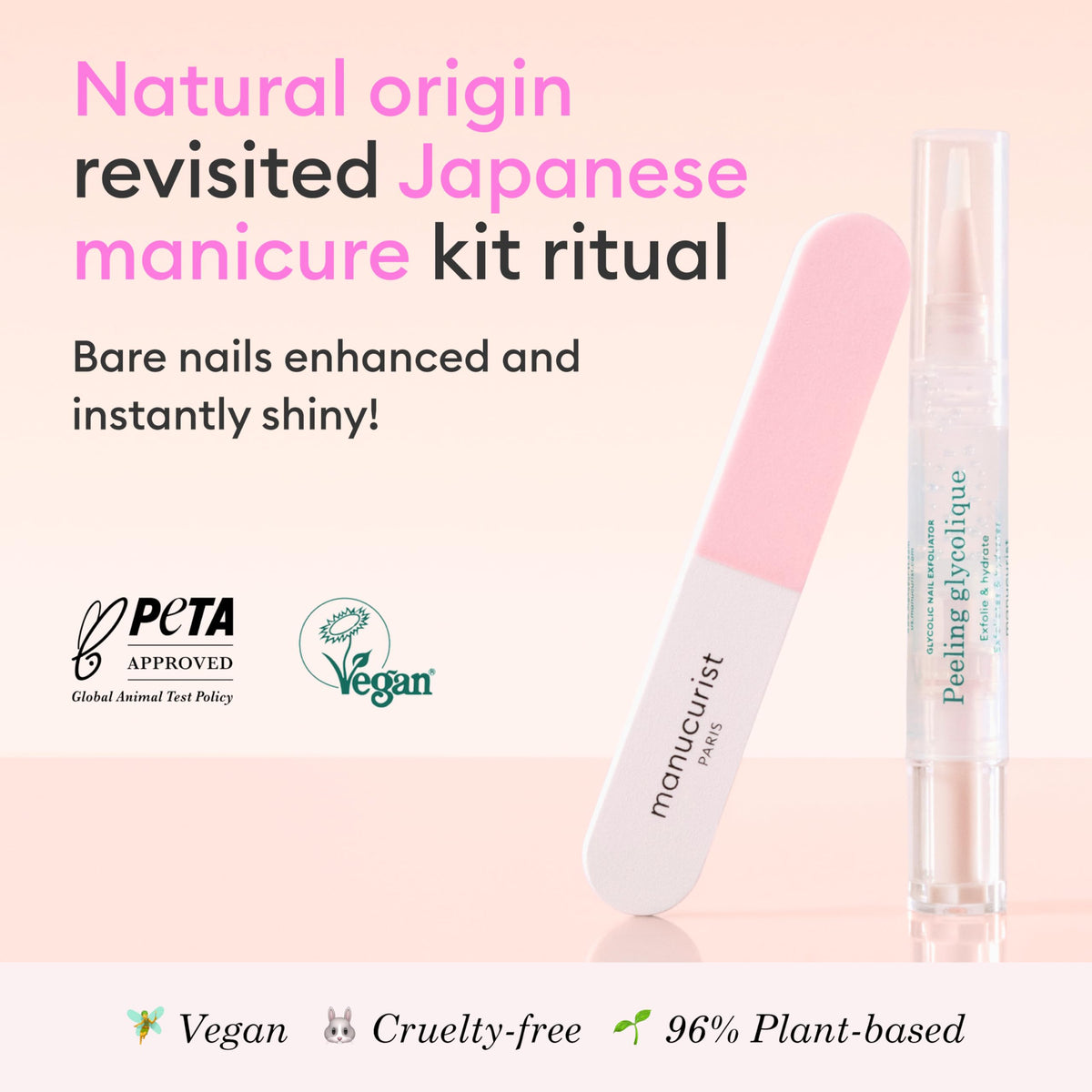 Manucurist glycolic pen applicator close-up for precise exfoliation